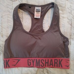 Gymshark Gray and Pink Sports Bra | Size M